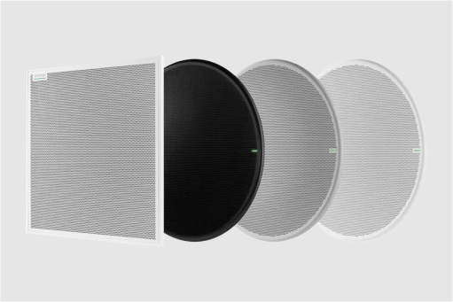 Shure MXA920 ceiling array microphone.