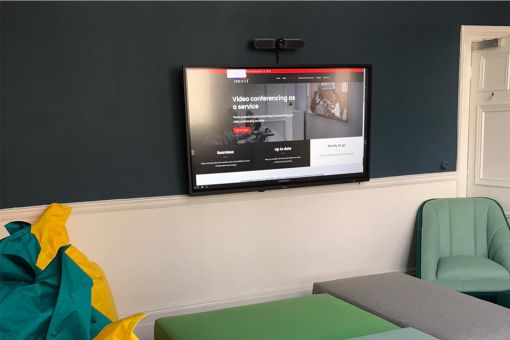 Digital signage at Westminster libraries.