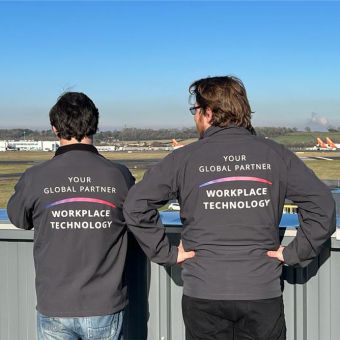 Julian and Marcelo at Bristol airport