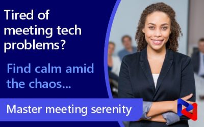 Enjoy meeting serenity with AV technology support