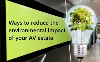 How to reduce the environmental impact of your AV