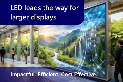 Blog - LED leads the way for larger displays