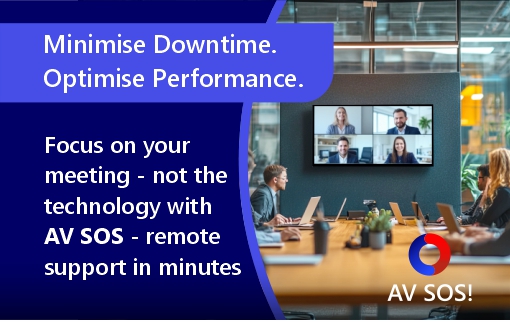 Minimise downtime, optimise performance. AV SOs remote technical support in minutes.